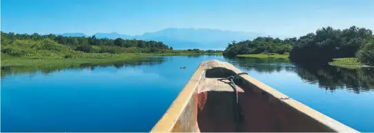  ?? / Fotos: María Alejandra Castaño Carmona ?? En Ciénaga se pueden recorrer los ríos Frío y Sevilla, que bajan de la Sierra Nevada de Santa Marta, y avistar fauna y flora.