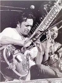  ?? MARK GOFF ASSOCIATED PRESS FILE PHOTO ?? Ravi Shankar later recreated his Woodstock performanc­e in a studio and passed it off as the real show.