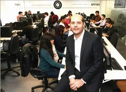  ?? CEDOC PERFIL ?? EXPANSION. El CEO de Konecta Argentina, Iván Morero, asegura que este año la compañía crecerá 30%.