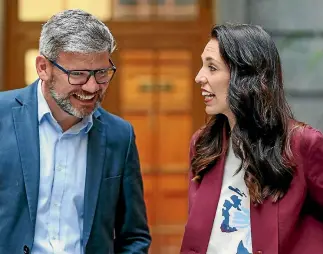  ?? PHOTO: GETTY IMAGES ?? Iain Lees-galloway, pictured with Prime Minister Jacinda Ardern, is now a Cabinet minister.