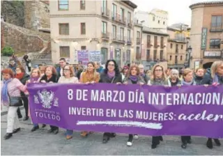  ?? // H. FRAILE ?? Manifestac­ión convocada por el Consejo Local de la Mujer