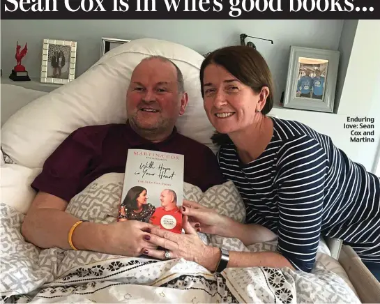  ??  ?? Enduring love: Sean Cox and Martina