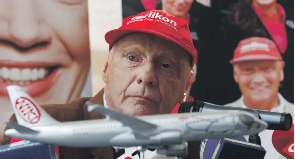  ?? Reuters ?? Niki Lauda says his darkest hour was not his accident in the German Grand Prix but the Lauda Air crash in Bangkok in which 223 people died