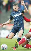  ??  ?? Leeds United’s Kalvin Philips on the ball for Leeds Utd