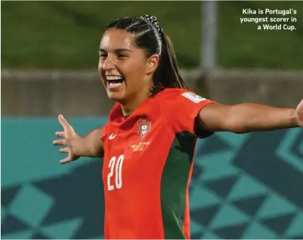  ?? HOCKEY ?? Kika is Portugal's youngest scorer in a World Cup.
BASKETBALL
CYCLING