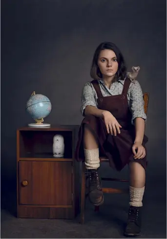  ??  ?? Dafne Keen, 14 anni, come appare in His Dark Materials - Queste oscure materie, la serie fantasy di Hbo/bbc che in Italia arriva il 1° gennaio su Sky Atlantic