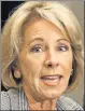  ??  ?? Betsy DeVos