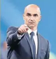  ??  ?? Roberto Martínez intentará ganar el tercer lugar.