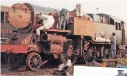  ??  ?? The Standard tank waits patiently for a buyer at Barry, circa 1980…