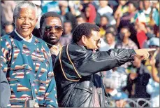  ?? PICTURE: OBED ZILWA ?? COMRADES: Nelson Mandela and Boesak in 1994.