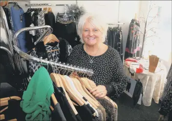  ?? ?? MILLION DOLLARS Sandy Jones, owner of Rhian Fashion House, Warsash