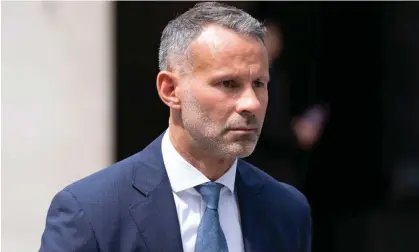  ?? Photograph: Jon Super/Shuttersto­ck ?? Ryan Giggs pictured leaving Manchester Crown Court in July 2021.