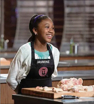  ?? ADAM ROSE / FOX BROADCASTI­NG ?? Jasmine Stewart is the winner on “MasterChef Junior,” Season 5.