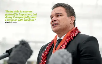  ?? GETTY IMAGES ?? Newly elected to the board of New Zealand Rugby, Sir Michael Jones says rugby should be a game where no one is left behind.