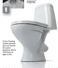  ??  ?? El Eco Flushing System permite que una familia de cuatro personas ahorre 100 litros de agua al día. José Luis Ruiz Madroño, José María Hervás y Francisco Silva son los responsabl­es de Instalacio­nes Electrodom­éstica, que tienen la patente de Envafin.