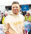  ?? ?? Auch Radprofi Jan Ullrich, einstiger Sieger der Tour de France, stand auf der hochkaräti­gen Gästeliste