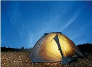  ??  ?? Private property owners can rent out tent space to one paying group at a time without breaching the Camping Ground Regulation­s.
