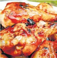  ??  ?? Try a new barbecue recipe this summer like barbecued chicken from Jennifer Naugler of Simple Local Life blog based in Bridgewate­r, N.S., at http://www.simpleloca­llife.com/barbecued-chicken/ .