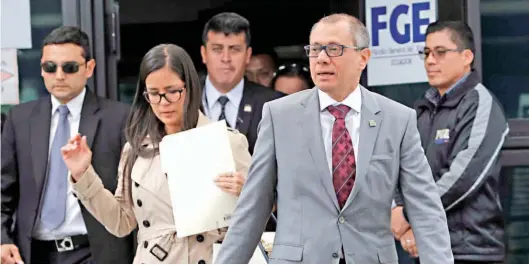  ??  ?? Apoyo a desafuero. En la Asamblea Nacional, los diputados están a favor de desaforar al vicepresid­ente Jorge Glas para que enfrente la justicia.