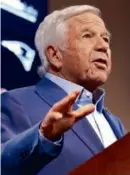  ?? JOHN TLUMACKI/GLOBE STAFF ?? Credit Robert Kraft for not wavering once Bill Belichick had overstayed his welcome.