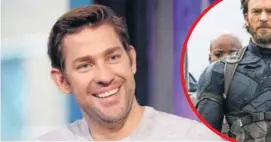  ?? PHOTO: MICHAEL LOCCISANO/GETTY IMAGES/AFP ?? Losing out on Captain America didn’t affect actor and director John Krasinski, who thought Chris Evans (inset) was the right fit for the role