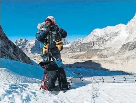  ?? FOTO: TWITTER ?? Reto por cumplir
Txikon sigue a la espera de poder culminar su ascensión