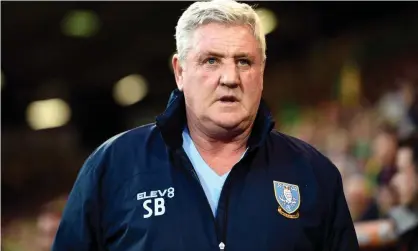  ??  ?? Steve Bruce has resigned as Sheffield Wednesday manager and is set to take over at Newcastle. Photograph: Joe Giddens/PA