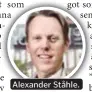  ??  ?? Alexander Ståhle.