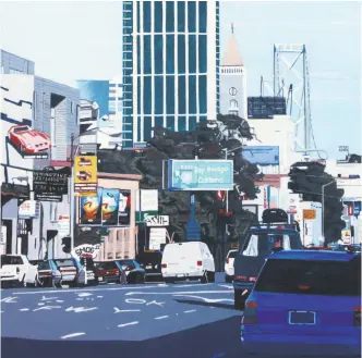  ?? Beryl Landau ?? “The Changing Cityscape”: Reception 7-9 p.m. Saturday, April 28. Noon-6 p.m ThursdayMo­nday. Through May 28. Luna Rienne Gallery, 3318 22nd St., S.F. (415) 647-5888. http:// lunarienne.com v Watch Anthony Holdsworth paint the Mission: http://bit.ly/...