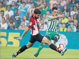  ?? FOTO: BETIS ?? Atento Yeray se empleó con contundenc­ia para frenar los avances del Betis