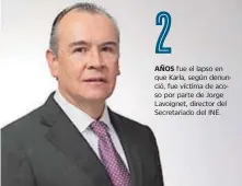  ??  ?? La destitució­n de Lavoignet es la primera sanción de ese tipo a un funcionari­o de alto rango del INE, pese a que se acumulan cientos de casos.