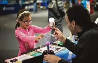  ?? CONTRIBUTE­D ?? The Dayton Science Festival, a celebratio­n of STEM learning, returned to the Boonshoft Museum of Discovery on Nov. 16.