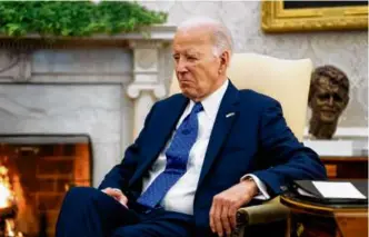  ?? ANDREW HARNIK/AP ?? At 81, Biden is the oldest president in American history.