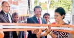  ??  ?? Aroshi Nanayakkar­a–board Director and Saman Herath– Managing Director officially open the Maharagama branch with the presence of Prashantha Lal de Alwis - a member of the Director Board–and Andrew Newman – Branch Manager , Maharagama