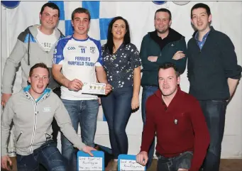  ??  ?? Knocknagre­e Lord Mayor contender James Dennehy who promises free banking and easy credit pictured with his enthusiast­ic Campaign Team.