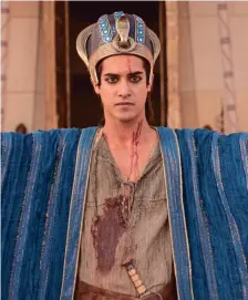  ??  ?? Pharaoh Avan Jogia stars in the historical drama.