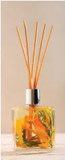  ?? ?? Make your own citrus diffusers to enhance your home’s summer atmosphere with beautiful scented layers