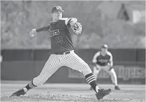  ?? COURTESY OF THE UNIVERSITY OF MEMPHIS ?? Jonathan Bowlan, University of Memphis pitcher, was the 58th overall pick in the MLB draft, selected by the Royals.