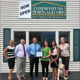  ?? SUBMITTED PHOTO ?? Commonfund Mortgage Corp. in Oneida has been named the Greater Oneida Chamber of Commerce’s July 2018Busine­ss of the Month.