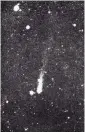  ??  ?? Top: A photograph of a Comet taken on February 21, 1941 from the Nizamiah observator­y in Hyderabad. Left: A picture of the telescope at the Japal-Rangapur observator­y.