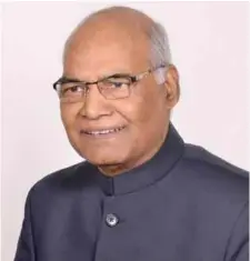  ??  ?? Ram Nath Kovind, President of India