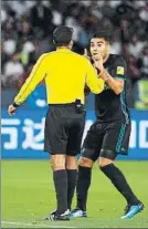  ?? FOTO: EFE ?? Casemiro, protestand­o a Ricci