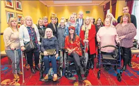  ?? Pictures: ?? First Minister Nicola Sturgeon meets with mesh survivors and campaigner­s, including Elaine Holmes, Claire Daisley and Karen Neil, in Glasgow last week Andrew Cawley