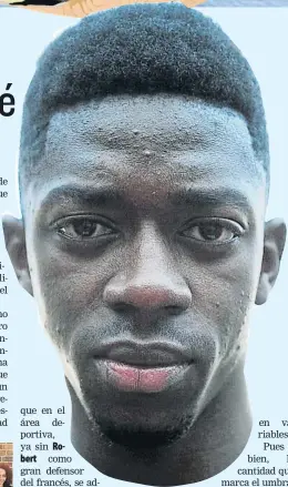  ?? FOTO: JOAN LANUZA ?? Ousmane Dembélé es un futbolista apreciado por la mayoría de los culés, que le ven diferente y atrevido