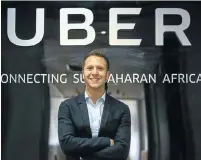  ?? Picture: SIMPHIWE NKWALI ?? RUSH JOB: Alon Lits, Uber’s GM for sub-Saharan Africa, says UberRUSH would complement courier companies