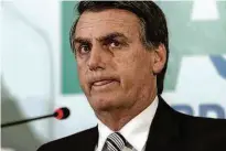  ?? Ricardo Borges - 10.ago.2017/Folhapress ?? Jair Bolsonaro, deputado federal, diz que só retira candidatur­a à Presidênci­a morto ou na covardia