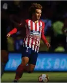  ?? EFE ?? SITUACIÓN. Antoine Griezmann se despidió de los hinchas del Atlético de Madrid