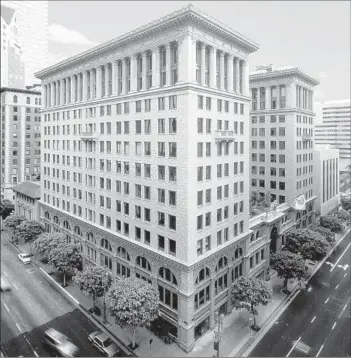  ?? Cushman & Wakefield ?? THE BEAUX ARTS-style building was transforme­d into a preferred address for firms in creative fields.