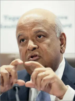  ?? FILE PHOTO: REUTERS ?? Finance Minister Pravin Gordhan’s Budget message was one of long-term stability and concern for the economic well-being of South Africans, rather than short-term extreme adjustment­s.