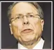  ??  ?? NRA’S WAYNE LaPIERRE
COUNTLESS GUN LAWS KILLED